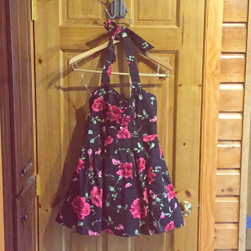Floral homecoming dress